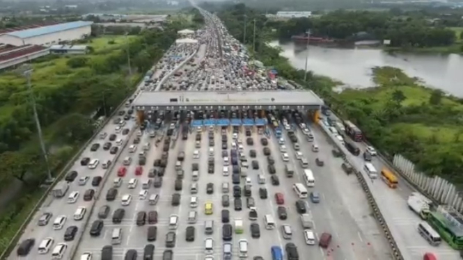 One way di tol Cikampek