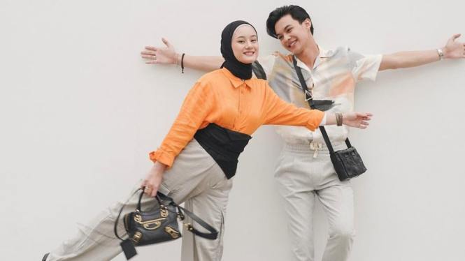 Dinda Hauw dan Rey Mbayang