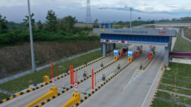 Gerbang tol Seulimum-Jantho.
