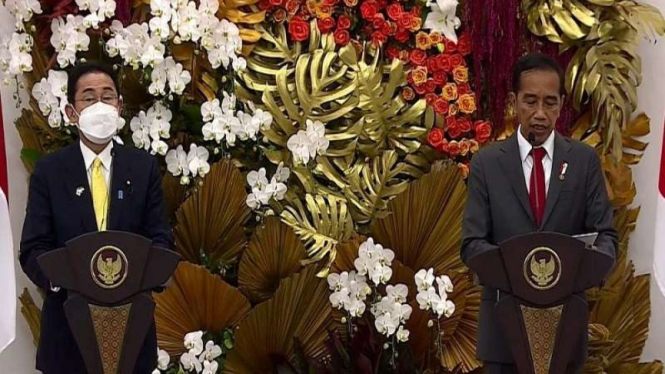 Pertemuan bilateral Presiden Jokowi dengan PM Jepang Fumio Kishida 