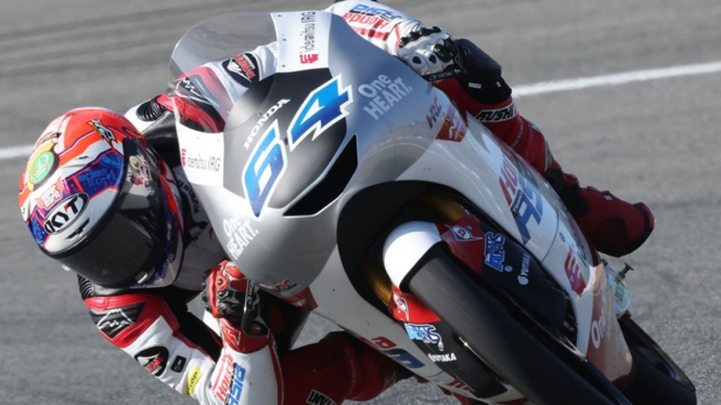 Mario Aji di Moto3 Spanyol
