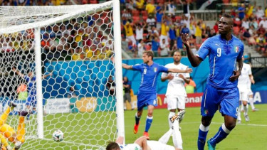 Striker Timnas Italia, Mario Balotelli.