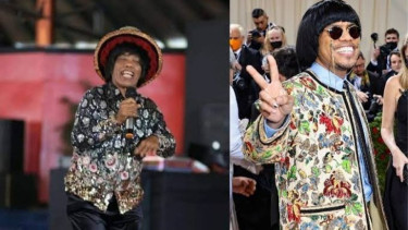Anderson Paak di Met Gala 2022 disebut mirip Pak Tarno.