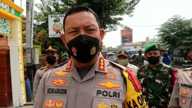 Kapolres Metro Jakarta Pusat Kombes Komarudin.