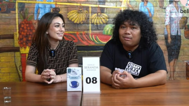 Celine Evangelista dan Marshel Widianto.