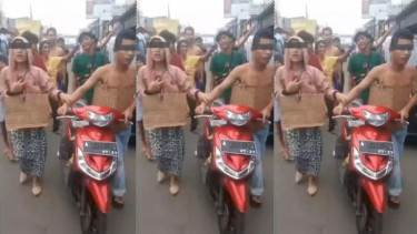 Beredar Video Sepasang Remaja Diarak karena Berzina di Bulan Ramadan  