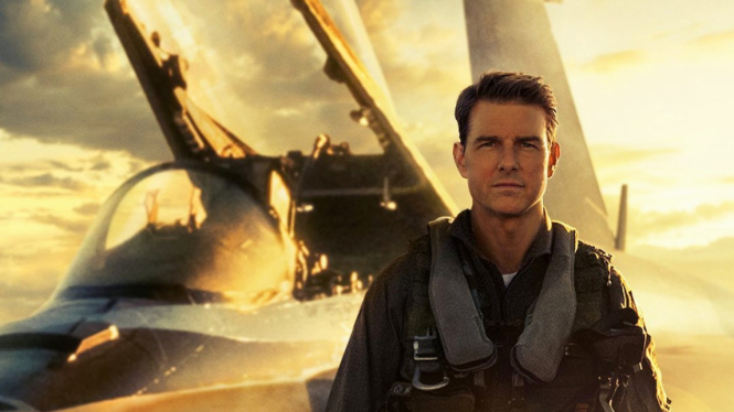 Tom Cruise dalam film Top Gun 2