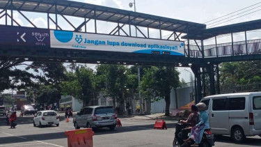 Suasana arus lalu lintas di Kota Batu berangsur normal usai libur lebaran.