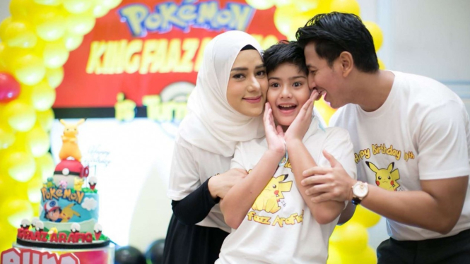 Fairuz A Rafiq dengan King Faaz dan suaminya