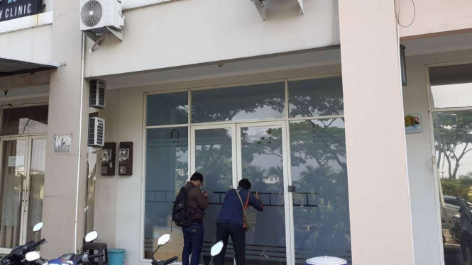 Kantor pemenang tender gorden rumah dinas DPR.