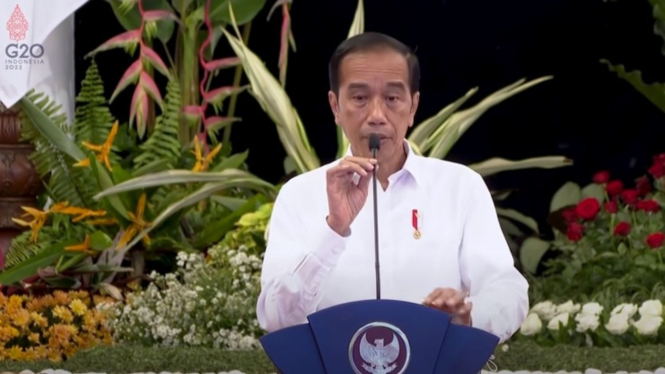 Jokowi menyampaikan terkait hal ini saat memimpin rapat terbatas bersama para me