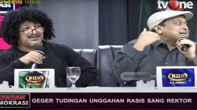 Debat panas Zen Assegaf alias Habib Kribo dengan Haikal Hassan.