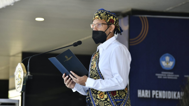 Mendikbudristek Nadiem Makarim.