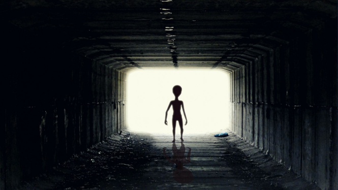 Pintu masuk alien.