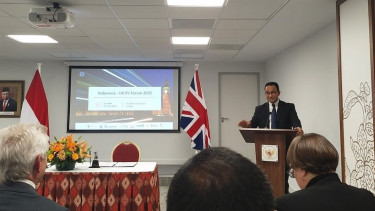 Anies Baswedan in the UK-Indonesia EV Forum 2022