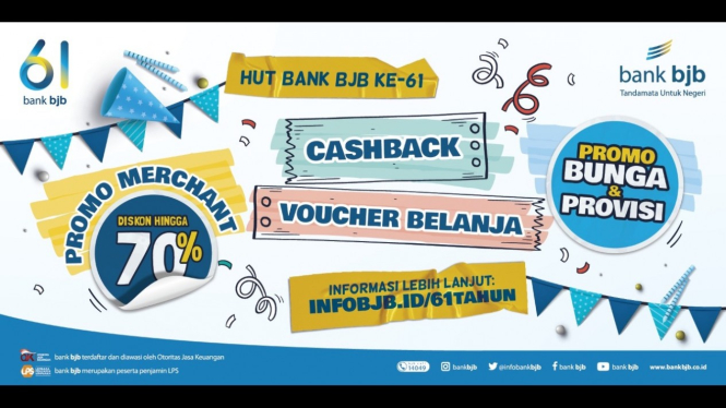 HUT bank bjb ke-61. 