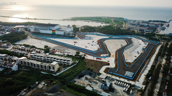 Sirkuit Formula E di Ancol
