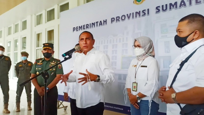 Gubernur Sumut, Edy Rahmayadi.