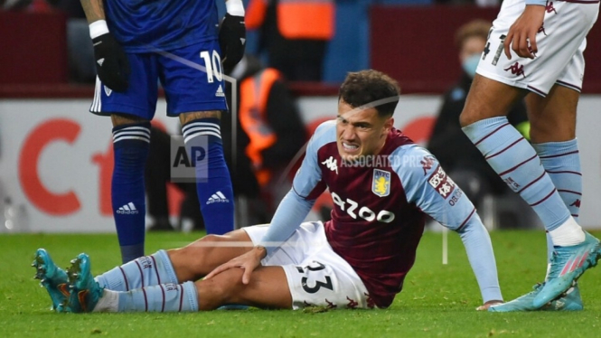 Pemain Aston Villa, Philippe Coutinho. 