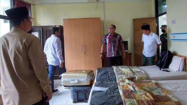 Kemenag melakukan pengecekan Asrama Haji Pondok Gede.