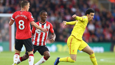 Laga Southampton vs Liverpool