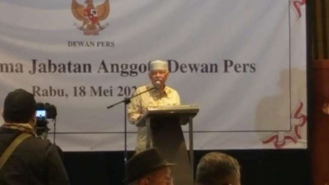 Azyumardi Azra, terpilih menjadi Ketua Dewan Pers periode 2022-2025.