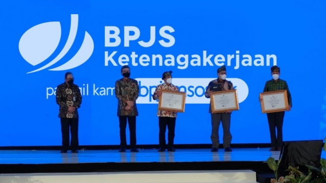 Penghargaan Pengawasan Kearsipan Tahun 2021 yang diselenggarakan oleh ANRI