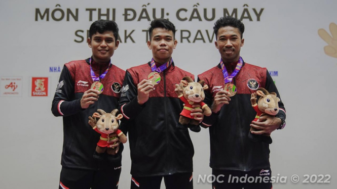 Atlet sepak takraw Indonesia, Saiful R/Muhammad H/Muliang Jelki L