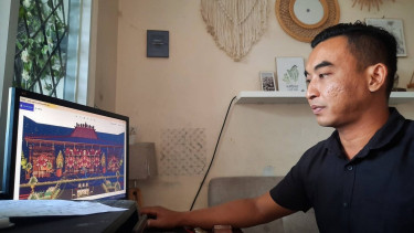 Ranu Asmoro, tunjukkan dekorator pernikahan adik Jokowi dengan Ketua MK. 