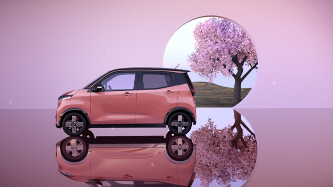 Tampilan Mobil Listrik Nissan Sakura EV