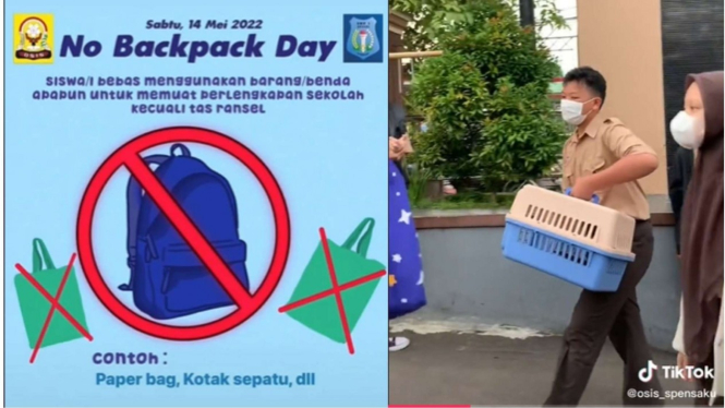 No Backpack Day