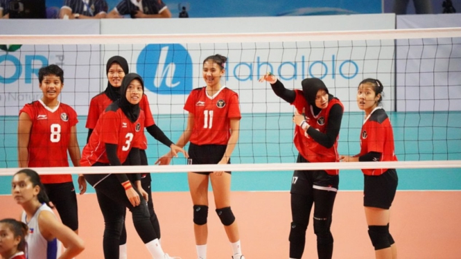 Timnas Voli Putri Indonesia di SEA Games 2021
