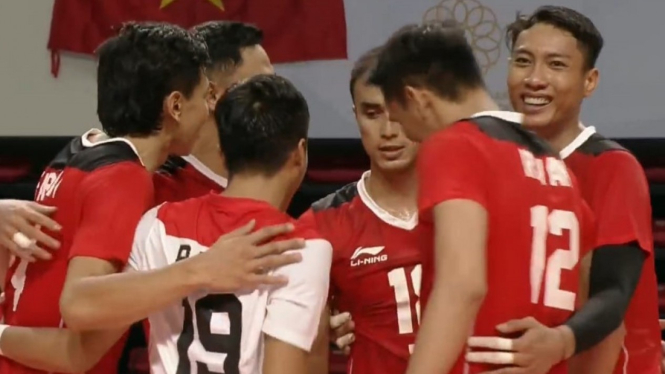 Timnas voli putra Indonesia di SEA Games 2021