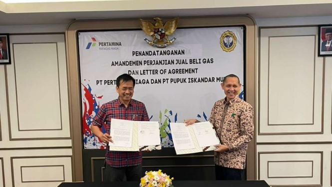 LoA PT Pertagas Niaga dengan PT Pupuk Iskandar Muda (PIM).