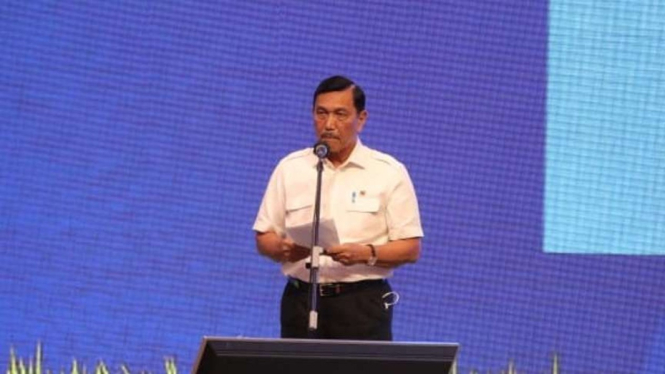 Menko Kemaritiman dan Investasi Luhut Binsar Pandjaitan.