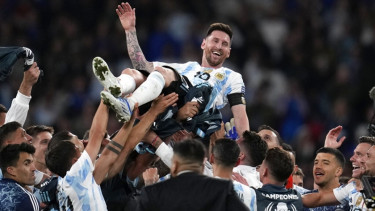 Lionel Messi juara Finalissima 2022 bersama Timnas Argentina