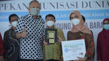 Setiawan Wangsaatmaja hadiri Puncak Gebyar Pekan Imunisasi Dunia, Kamis (2/6)