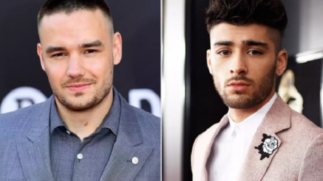 Liam Payne dan Zayn Malik.