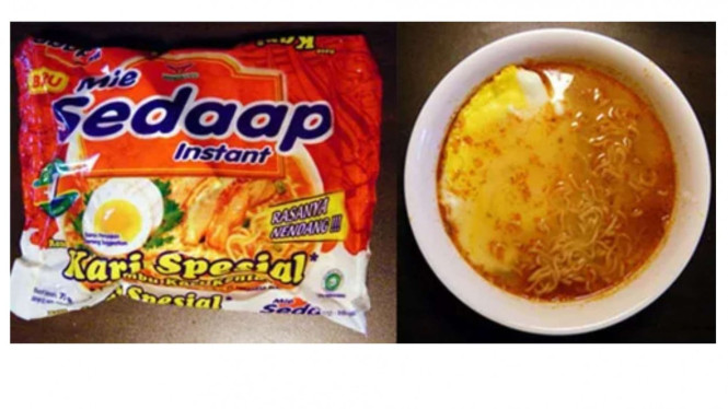 Mie Sedaap Instant Kari Spesial Bumbu Kari Kental