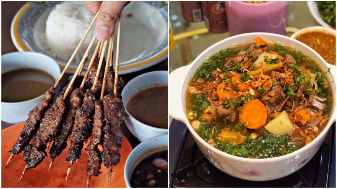 Sate dan Sup Rusa