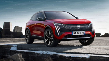 Ilustrasi gambar mobil Peugeot 3008 generasi baru