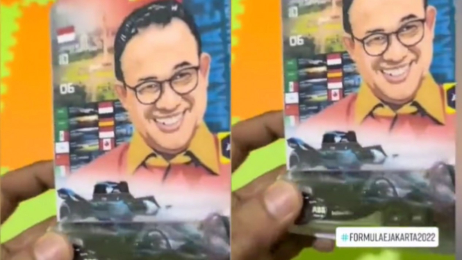 Cuplikan video, foto Anies Baswedan pada kemasan Hot Wheels