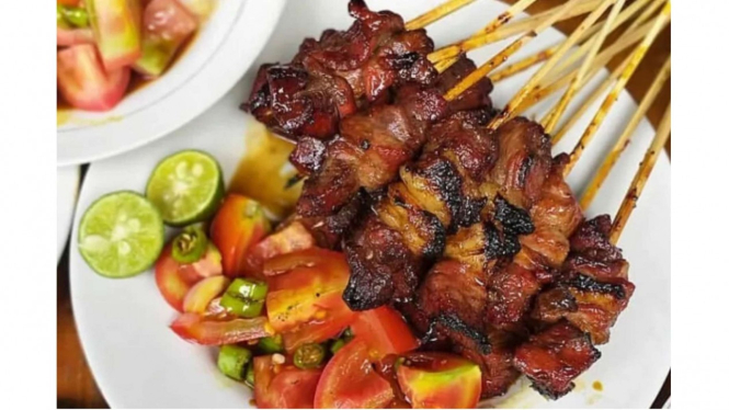 Resep sate kambing sambal kecap 