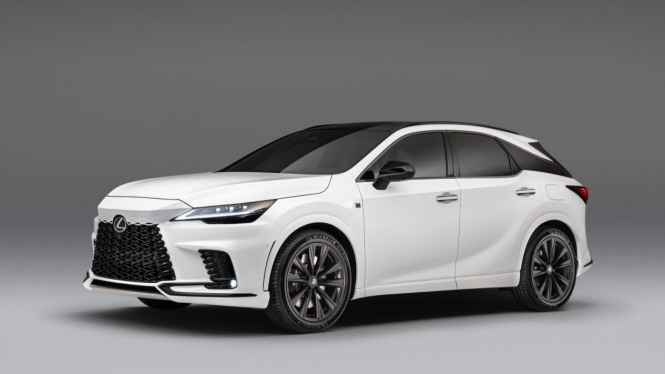 Ilustrasi gambar mobil Lexus RX generasi baru