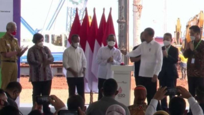 Presiden Jokowi di KIT Batang.