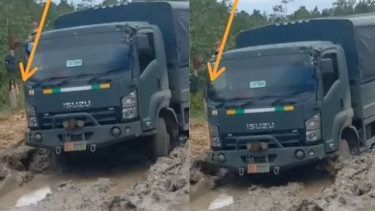 Sosok dibelakang truk