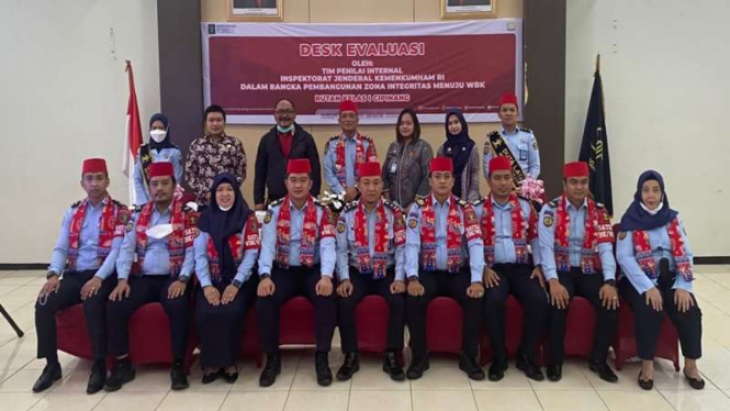 Rutan Cipinang melaksanakan desk evaluasi zona integrasi menuju WBK