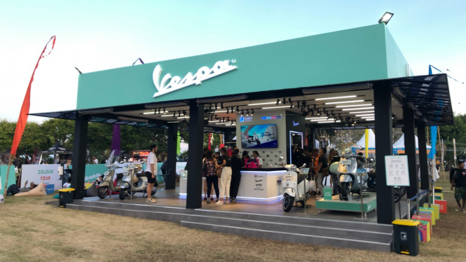 Booth PT.Piaggio Indonesia di Vespa World Days 2022 Bali
