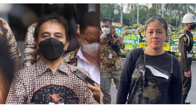 Roy Suryo dan Rara Pawang Hujan