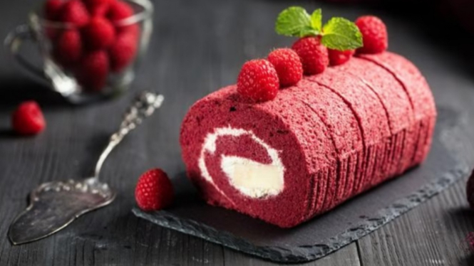 Bolu gulung red velvet